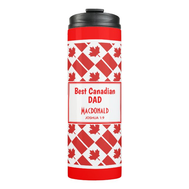 TERMO MEJOR PAPÁ CANADIENSE (Anverso)