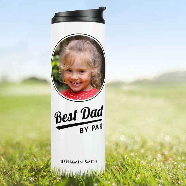 Termo Mejor papá de Par Personalizado Kid's Photo Golf W (Subido por el creador)