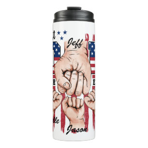 Termo Mejor Papá De Todos Los Tiempos - Fist Bump USA Fl