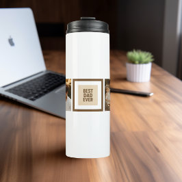 Termo Mejor Papá Nunca | Regalo fotográfico personalizad