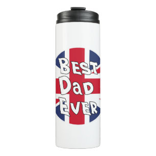 Termo Mejor papá que nunca bandera del Reino Unido