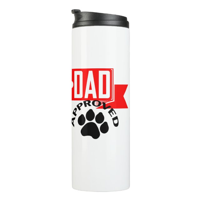 Termo Mejor Tumbler Termal Aprobado por Perro Papá (Rotado hacia la derecha)