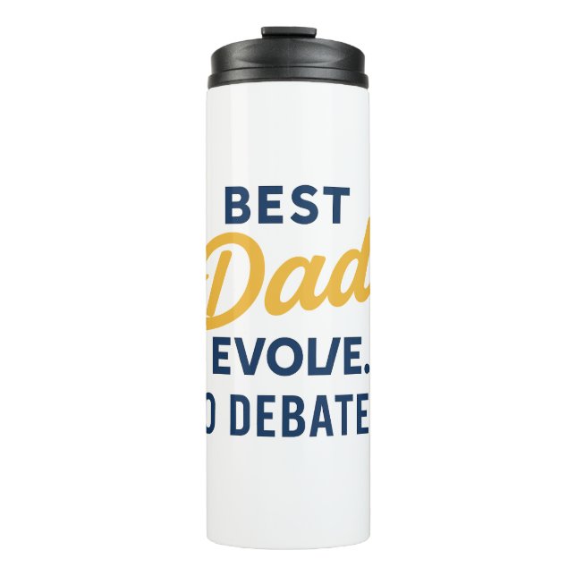 Termo Mejor Tumbler térmico de cita de papá (Anverso)