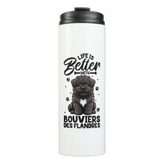 Termo Mejor vida con Bouvier des Flandres