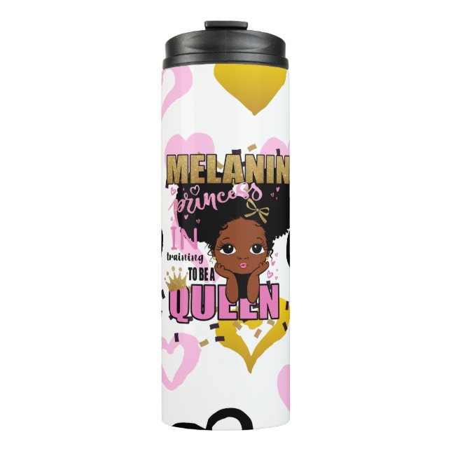 Termo Melanin Princess Entrenamiento Para Ser Regalo Rei (Anverso)