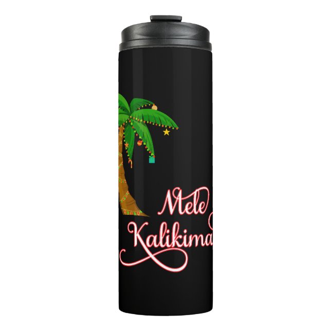 Termo Mele Kalikimaka Sudor hawaiano para Navidades (Anverso)