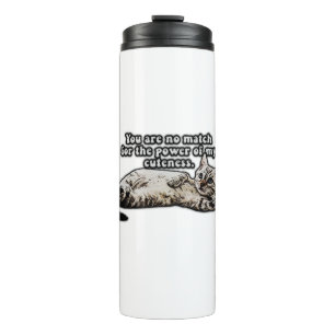 Termo Meme de gato gracioso para propietarios de gatitos