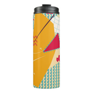 Termo Memphis Mood: Tendencia Geométrica Retro