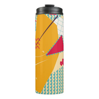 Termo Memphis Mood: Tendencia Geométrica Retro