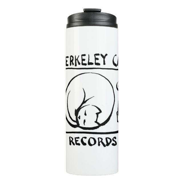 Termo Mercadería del logotipo de Berkeley Cat (Anverso)