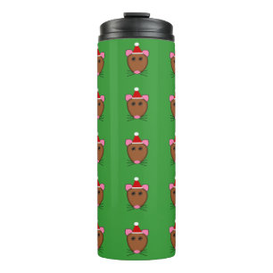 Termo Merry Christmas Mouse Thermal Tumbler