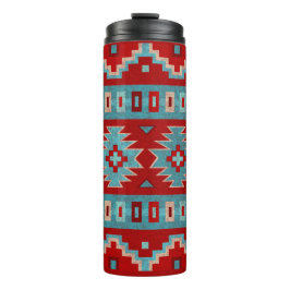 Termo Mesas del Suroeste Turquesa y Rojo