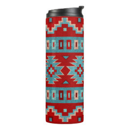 Termo Mesas del Suroeste Turquesa y Rojo