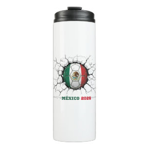 Termo "México 2026: Orgullo Elegante y Espíritu Imparabl