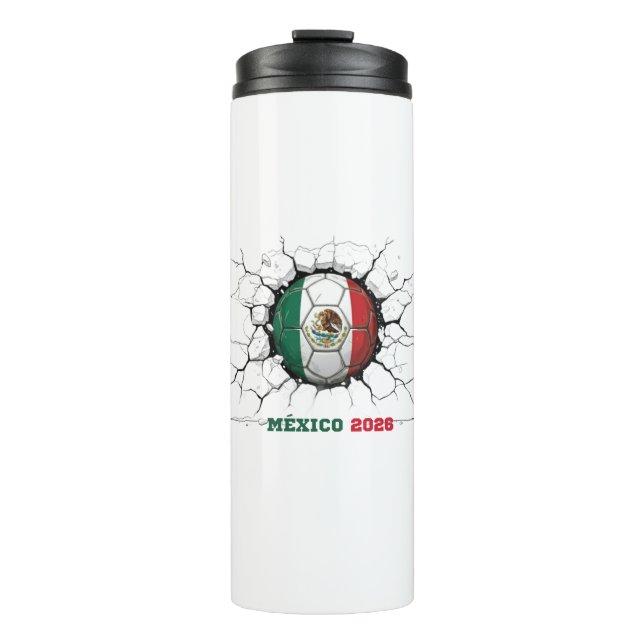 Termo "México 2026: Orgullo Elegante y Espíritu Imparabl (Anverso)