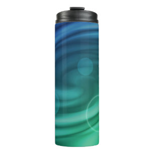 Termo Mezcla De Color Azul Y Verde Suavizado Vórtice
