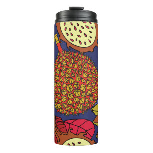 Termo Mezcla tropical exótica de frutas. Naturaleza flor