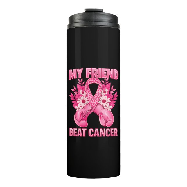 Termo Mi amigo venció el cáncer (Anverso)