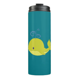 Termo Mi bebé ballena verde