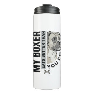 Termo Mi Boxer Come Mejor Que Tú Camiseta Amante de los