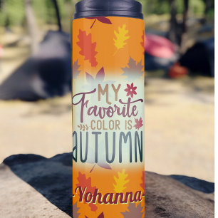 Termo Mi color favorito es el naranja personalizado de o