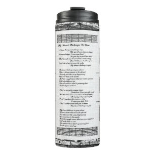 Termo Mi Corazón Pertenece A Ti