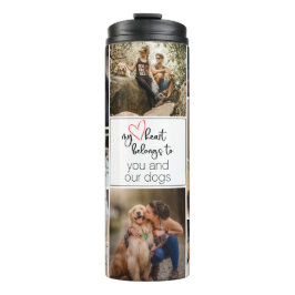 Termo Mi corazón pertenece al Personalizado 10 plantilla