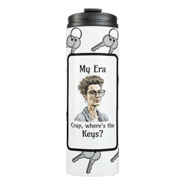 Termo Mi era | Crap, ¿dónde están las llaves? (Anverso)