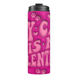 Termo Mi gato es mi San Valentín