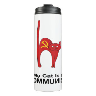 Termo Mi gato es un gran regalo COMUNISTA ideas política