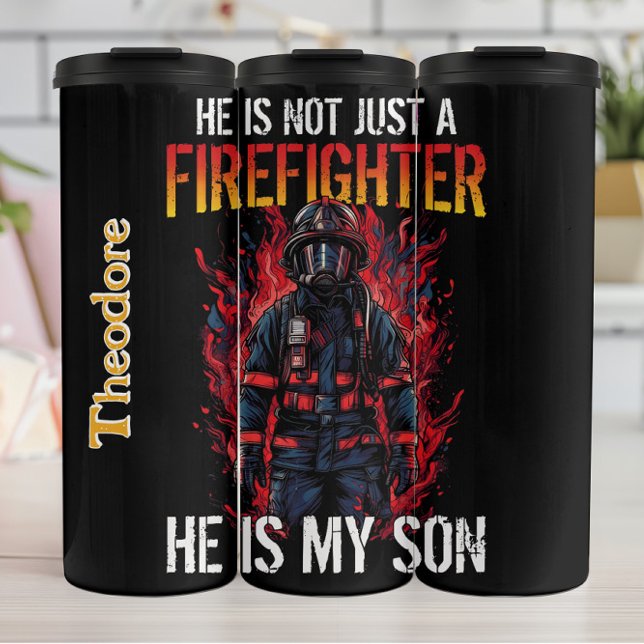 Termo Mi hijo bombero mi héroe (Subido por el creador)