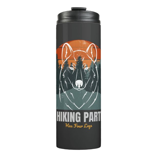 Termo Mi Pareja De Senderismo Tiene Cuatro Piernas (Anverso)