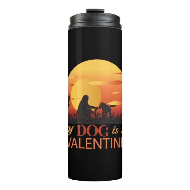 Termo Mi Perro Es Mi Valentín (Anverso)