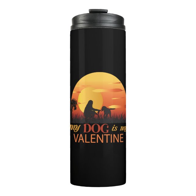 Termo Mi Perro Es Mi Valentín (Anverso)