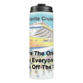Termo Mi Taza térmica de Puertos de Crucero Favoritos