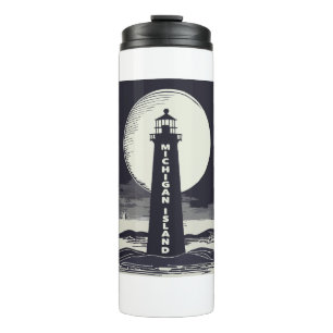 Termo Michigan Island Lighthouse Moon