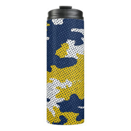 Termo Michigan Navy & Maize Camo Printed