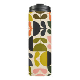 Termo Mid‑century modern- Retro Scandinavian Flowers