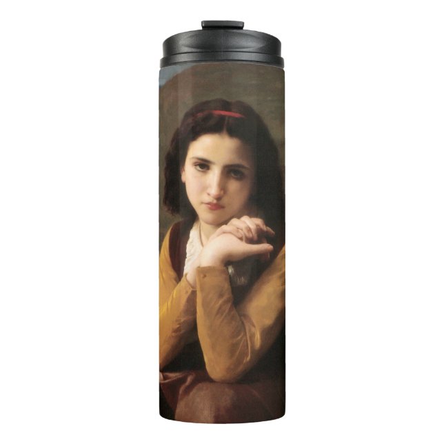 Termo Mignon Innocence of Adolescent Chica, Bouguereau (Anverso)