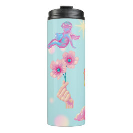 Termo Mikitiez ángulo de hadas cielo azul caramelos amor