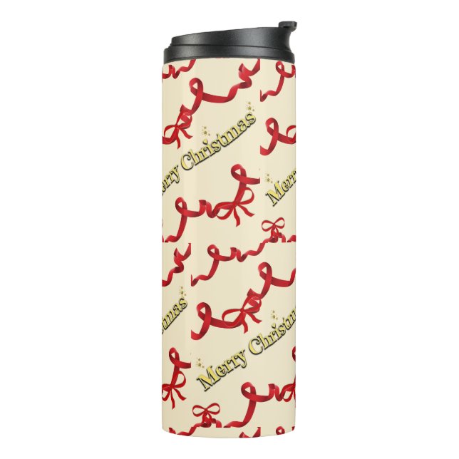 Termo Mikitiez gothmas ribbon redwhite candycane x'mas (Rotado hacia la izquierda)