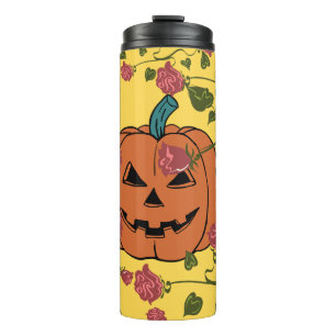 Termo Mikitiez halloween calabaza espeluznante Octubre o