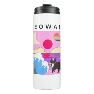 Termo Mikitiez miami meow sunset vintage