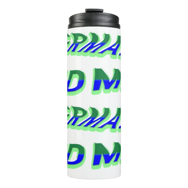 Termo Mikitiez océano mermaid venus azul mar (Anverso)