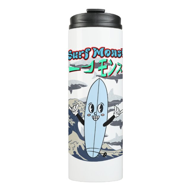 Termo Mikitiez surf windsurf menta monstruosa japanesewa (Anverso)