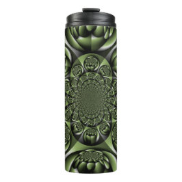 Termo Mini Esferas del bosque verde blanco