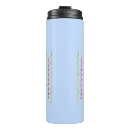 Termo Minimalist Pastel Blue Cute mug Thermal Tumbler