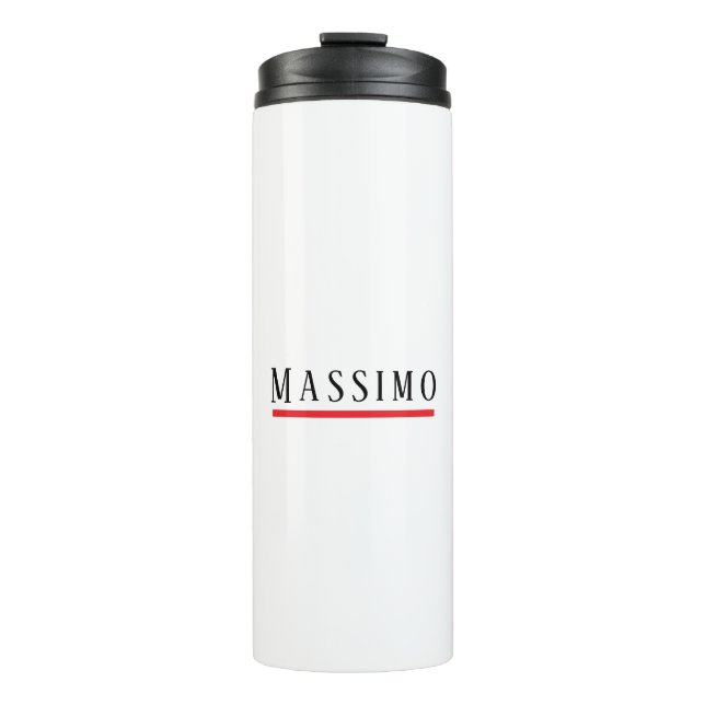 Termo Minimalista Elegante Clásico Profesional Simple (Anverso)