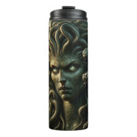 Mirada de Medusa Cabeza de la Muerte de Serpientes