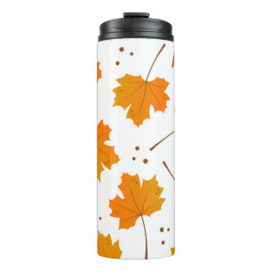 Termo Mirth de Maple: Personalizados de hojas de otoño